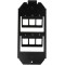 LogiLink 061475 Module 6 Keystone pour boite de derivation 165 mm Noir