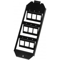LogiLink 061482 Module 9 Keystone pour boite de derivation 210 mm Noir