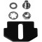 LogiLink 061482 Module 9 Keystone pour boite de derivation 210 mm Noir