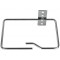 LogiLink Arceau de guidage de cable professionnel - 140 x 100 mm - Entree de cable avant en acier galvanise