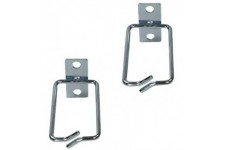 LogiLink Lot de 2 serre-cables professionnels en acier 40 x 80 mm pour armoire 19"