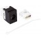 LogiLink NK4028 Prise Keystone Cat.6A UTP AWG22-26 17,4 mm blanc/noir