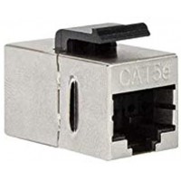 LogiLink Coupleur Keystone Cat.5e 2 x RJ45 STP - 14,5 mm de large - Boitier en metal