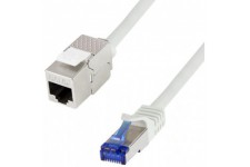 LogiLink CC5092S - Cable de consolidation CAT 6A S/FTP Gris 10 m