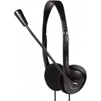 LogiLink HS0055 Casque stereo avec 1 Prise stereo 3,5 mm et Microphone