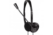 LogiLink HS0055 Casque stereo avec 1 Prise stereo 3,5 mm et Microphone