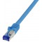 C6A036S cable de reseau Bleu 1 m Cat6a S/FTP (S-STP)