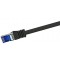 C6A043S cable de reseau Noir 1,5 m Cat6a S/FTP (S-STP)