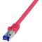 C6A084S RJ45 Cat 6a S/FTP 7.5 m Rouge 1 pc(s)