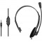LogiLink HS0054 Casque Mono avec 1 fiche 3,5 mm et 1 Microphone