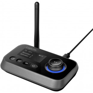 LogiLink 065381 emetteur et recepteur audio Bluetooth V5.0 Noir