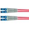 Telegartner L00870A0003 Fibre Optique FO Cable de raccordement [1x LC male - 1x LC male] 50/125 µ Multimode OM3 1.00 m