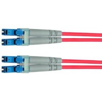 Telegartner L00870A0003 Fibre Optique FO Cable de raccordement [1x LC male - 1x LC male] 50/125 µ Multimode OM3 1.00 m