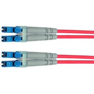 Telegartner L00870A0003 Fibre Optique FO Cable de raccordement [1x LC male - 1x LC male] 50/125 µ Multimode OM3 1.00 m