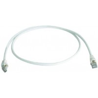 Telegartner Cable de raccordement reseau Informatique RJ45 L00000A0131 Cat 6a S/FTP Blanc 1.00 m