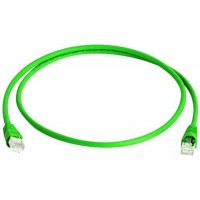 Telegartner Cable de raccordement reseau Informatique RJ45 L00000A0231 Cat 6a S/FTP Vert 25.00 cm