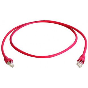 Telegartner Cable de raccordement reseau Informatique RJ45 L00000A0232 Cat 6a S/FTP Rouge 25.00 cm