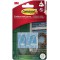 Command Crochets Transparents pour Exterieur - Accrochez des Decorations Exterieures, Couronnes et Autres Objets