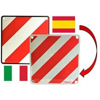 097605 Panneau d'avertissement Rouge/Blanc 50 x 50 cm