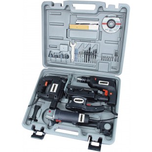 Mannesmann 12555 Coffret d'outils electriques 4 pieces (Import Allemagne)