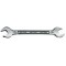 50800080980 Cle a  fourche en Chrome-Vanadium, Argent, 8 x 9 mm