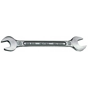 50800080980 Cle a  fourche en Chrome-Vanadium, Argent, 8 x 9 mm