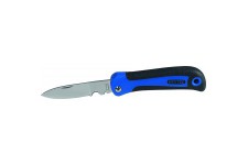 50816680000 Couteau d'electricien, Argent/Bleu/Noir, 115 mm