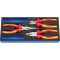 50829001986 VDE Jeu de pinces, Rouge/Jaune/Argent