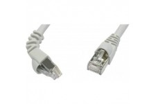Telegartner L00001A0154 RJ45 Cable reseau, cable Patch Cat 6a S/FTP 1.50 m Gris Ignifuge, avec cliquet dencastrement 1
