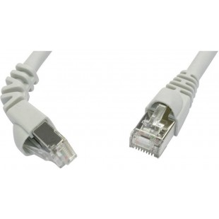 Telegartner L00003A0119 RJ45 Cable reseau, cable Patch Cat 6a S/FTP 5.00 m Gris Ignifuge, avec cliquet dencastrement 1