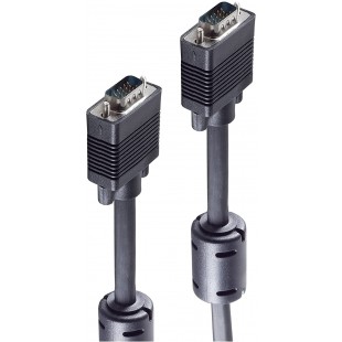Jeu de bs78056-3 Basic S Cable Moniteur SVGA male vers male Noir