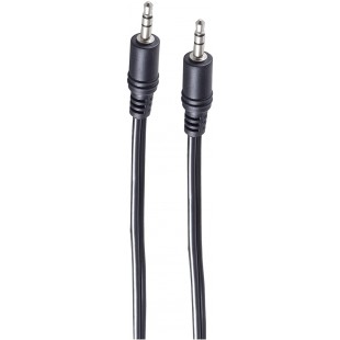 3.5 mm/3.5 mm 1.5 m - Audio Cables (3.5 mm, 3.5 mm, mal, mal, nickel, Black)