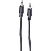 3.5 mm/3.5 mm 2.5 m - Audio Cables (3.5 mm, 3.5 mm, Mal, Mal, Nickel, Black)