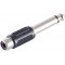 Jeu de bs57000 Basic S Adaptateur Audio Jack male 6,3 mm Noir