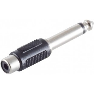 Jeu de bs57000 Basic S Adaptateur Audio Jack male 6,3 mm Noir