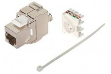 Ñat6 A RJ45 - Cable Adaptateur Interface/Gender (RJ45, Femelle, Stainless Steel)