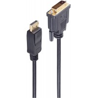Jeu de bs77497-1 Basic S DisplayPort Cable DVI-D 24 + 1 Noir, 7,5 m