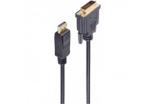 Jeu de bs77497-1 Basic S DisplayPort Cable DVI-D 24 + 1 Noir, 7,5 m