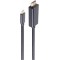 Prise HDMI A vers USB 3.1 C 4 K Noir 3 m