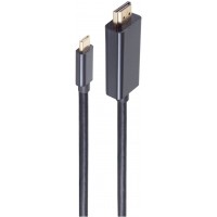 Prise HDMI A vers USB 3.1 C 4 K Noir 3 m