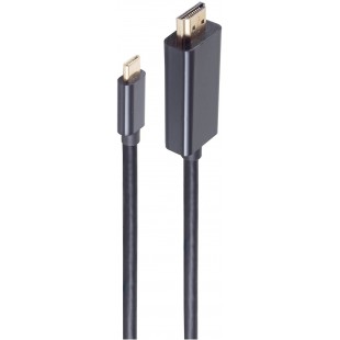 Prise HDMI A vers USB 3.1 C 4 K Noir 3 m