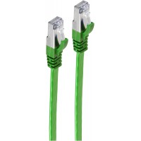 Basic-S, Cat7, 0.25m cable de reseau 0,25 m U/FTP (STP) Vert - Cables de reseau (Cat7, 0.25m, 0,25 m, Cat7, U/FTP (STP), RJ-45, 