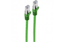 Basic-S, Cat7, 0.25m cable de reseau 0,25 m U/FTP (STP) Vert - Cables de reseau (Cat7, 0.25m, 0,25 m, Cat7, U/FTP (STP), RJ-45, 