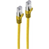 U/FTP, Cat.7, Slim, 0.25m cable de reseau 0,25 m Cat7 U/FTP (STP) Jaune - Cables de reseau (Cat.7, Slim, 0.25m, 0,25 m, Cat7, U/