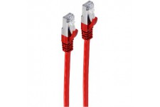 Basic-S, Cat7, 0.5m cable de reseau 0,5 m U/FTP (STP) Rouge - Cables de reseau (Cat7, 0.5m, 0,5 m, Cat7, U/FTP (STP), RJ-45, RJ-