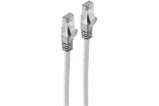 Basic-S, Cat7, 1m cable de reseau U/FTP (STP) Gris - Cables de reseau (Cat7, 1m, 1 m, Cat7, U/FTP (STP), RJ-45, RJ-45, Gris)