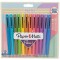 Blister de 12 stylos feutre Flair Original, pointe M 0,8 mm, encres 12 coul. pastel