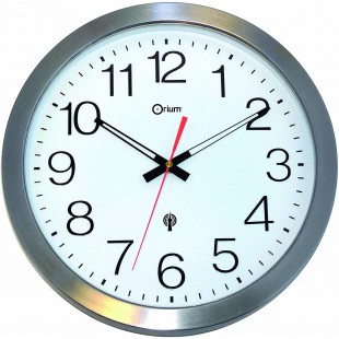 11385 Horloge etanche Metal INOX 35,5 x 35,5 x 4,5 cm