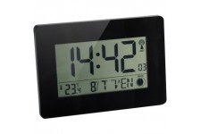 11094 Horloge RC Digitale Austin, Plastique, Noir, 22,9 x 2,7 x 16,2 cm