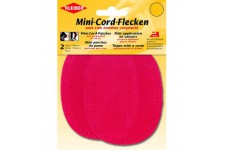 Petits Patchs ovales Velours cotele thermocollant/a  Coudre Coudes/Genoux, Rouge